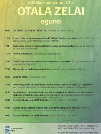 OTALA ZELAI EGUNA 2026