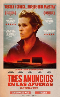 Tres anuncios en las afueras