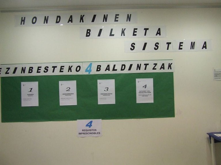 Erakusketa: hondakinen kudeaketa